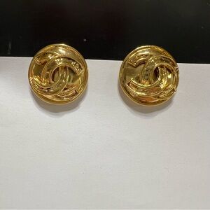 CHANEL Vintage COCO Earrings